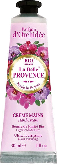 Crema mani idratante con burro di karité profumazione Orchidea, come in provenza