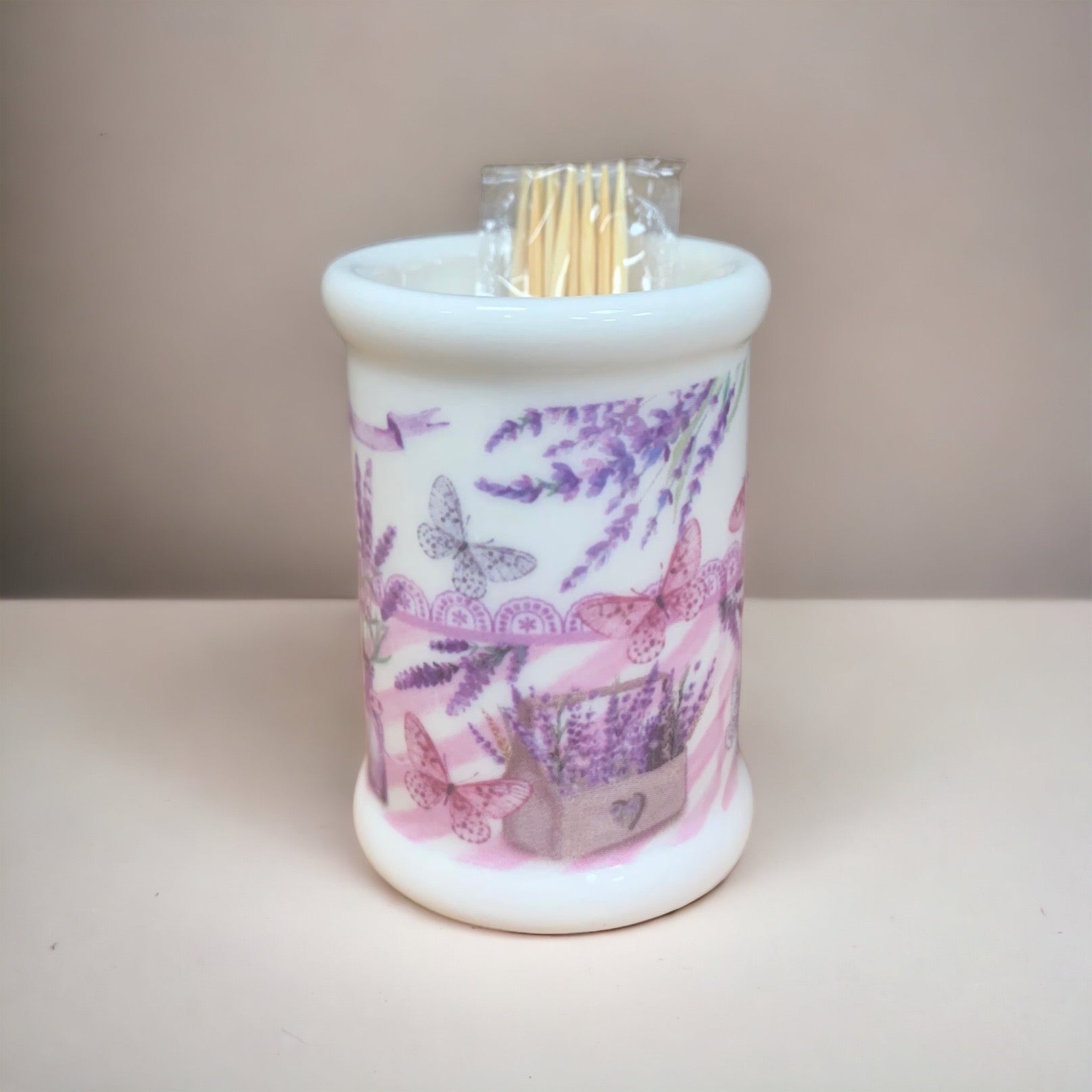 Toothpick holder Lavender
