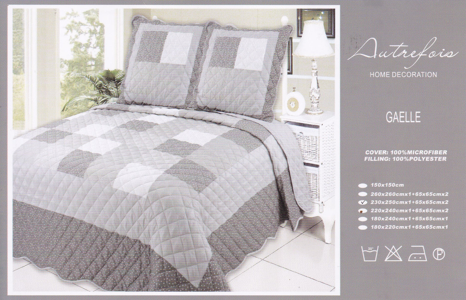 Boutis provenzale matrimoniale Autrefois Gaelle