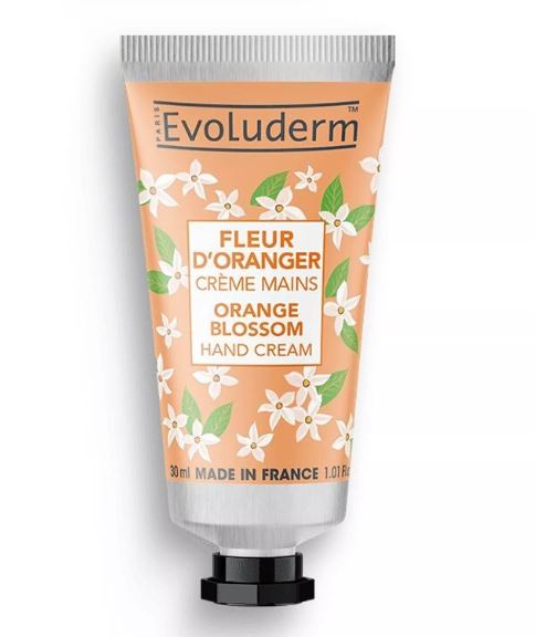 Crema mani Evoluderm ai fiori di arancio