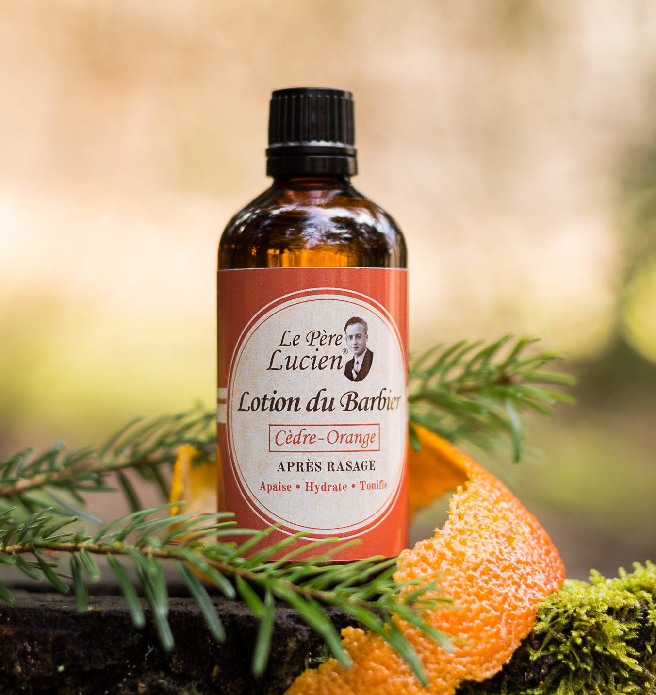 Lozione dopobarba alcolica Arancio Cedro Le Pere Lucien 100 ml