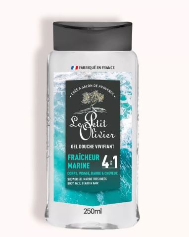 Gel Doccia Uomo 4 in 1 Rinvigorente Freschezza Marina