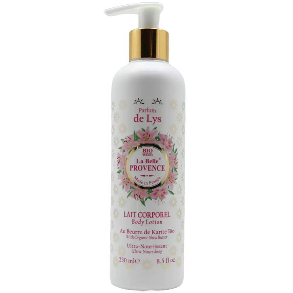 Latte corpo idratante al burro di karité profumazione Giglio. come in provenza