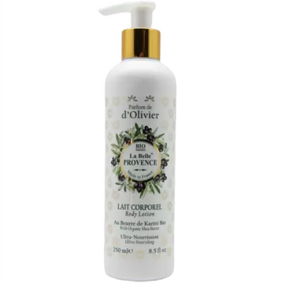 Latte corpo idratante al burro di karité profumazione Olivo, come in provenza