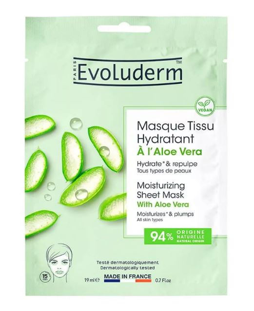 Maschera viso idratante in tessuto all&