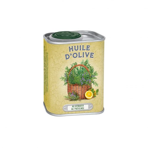 Olio extra vergine di oliva aromatizzati in latta da 75 ml