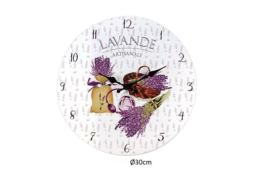 Orologio da parete lavanda provenzale