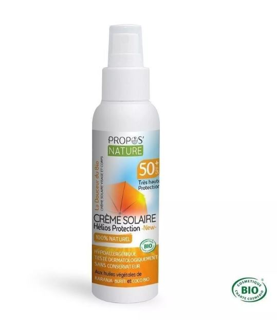 Protezione Solare BIOLOGICA Helios SPF50 100% Naturale 75ml