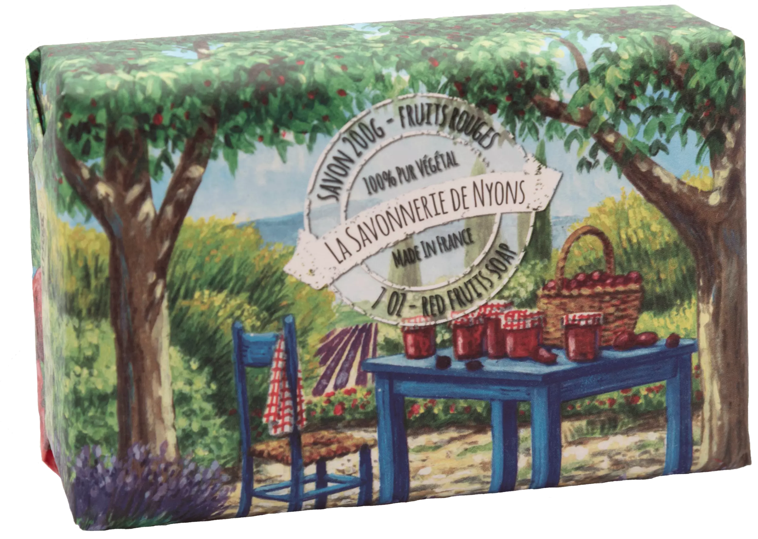 Almond soap 200 gr. watercolor pack