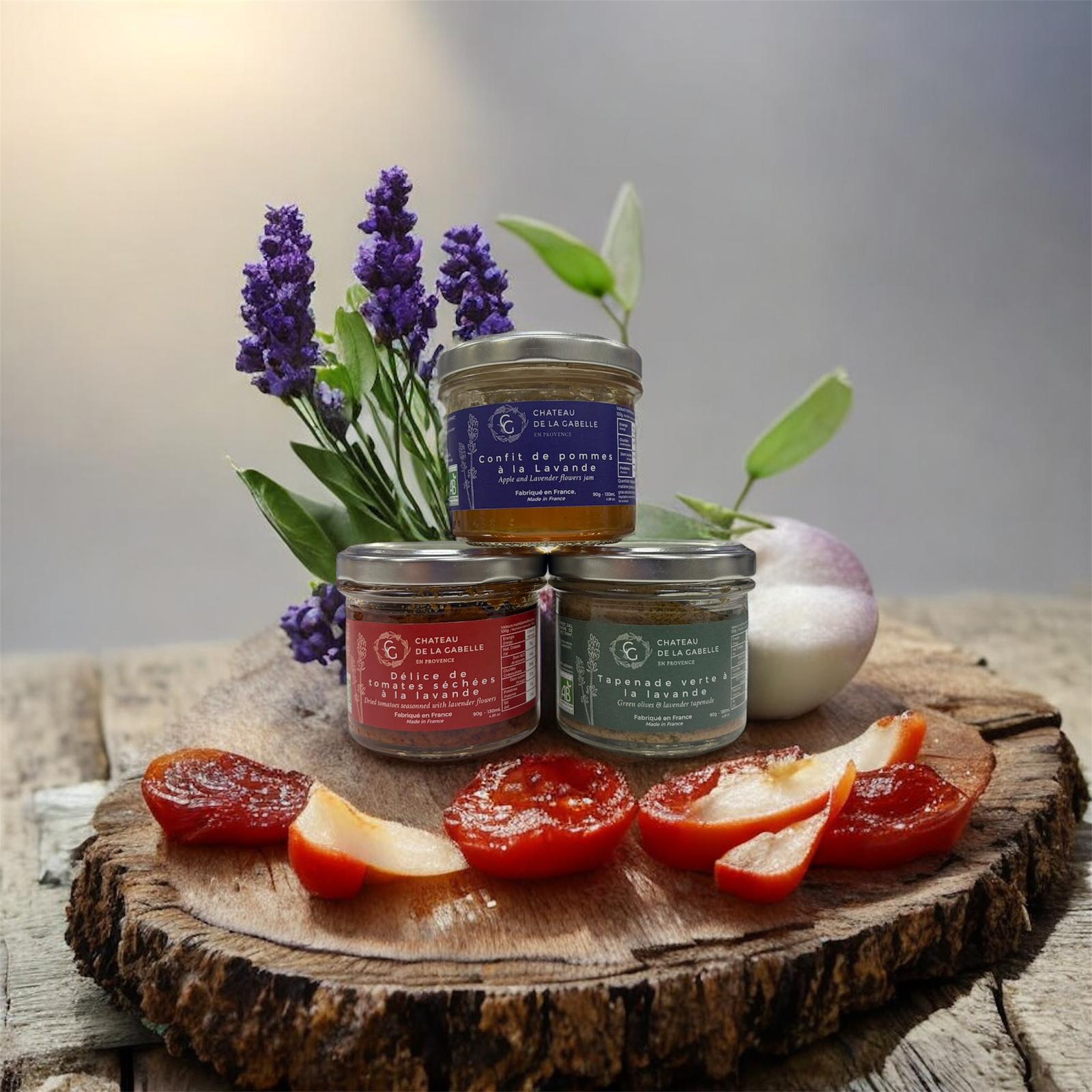 Tris di Delizie Provenzali Salé Sucré Chateau de La Gabelle