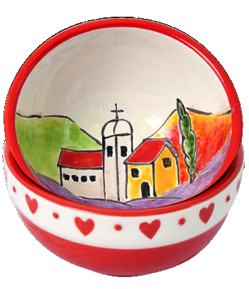 Coppette tonde Maisons