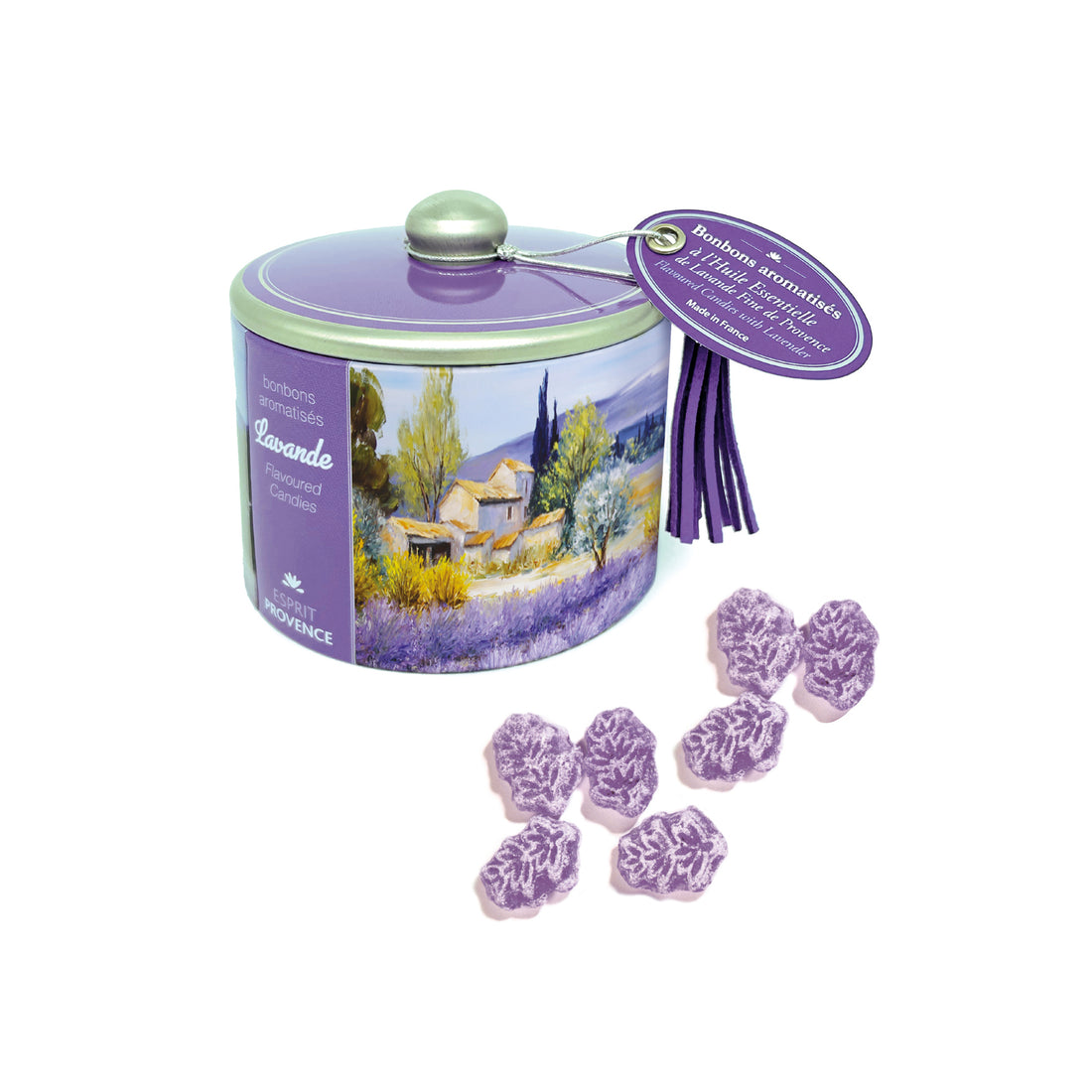 Bonbons di lavanda fine confezione da 85 grammi, come in provenza