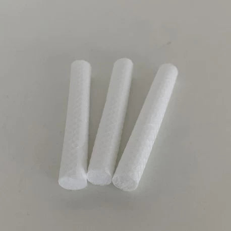 Confezione di tre stoppini di cotone di ricambio per inalatore, come in provenza
