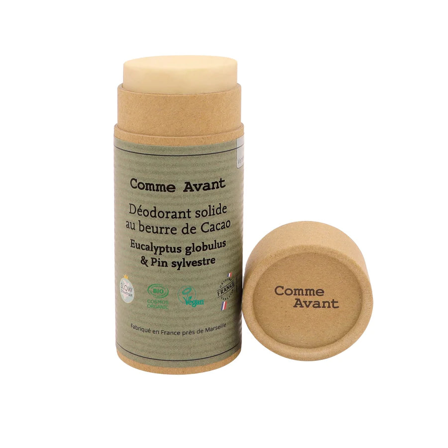 Deodorante stick dalla consistenza fondente e cremosa disponibile al naturale più tre profumazioni, prodotti naturali comme avant come in provenza