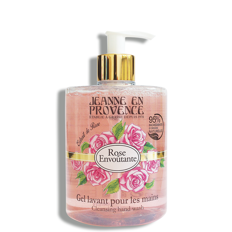 Gel lavamani Rose Envoutante Jeanne en Provence