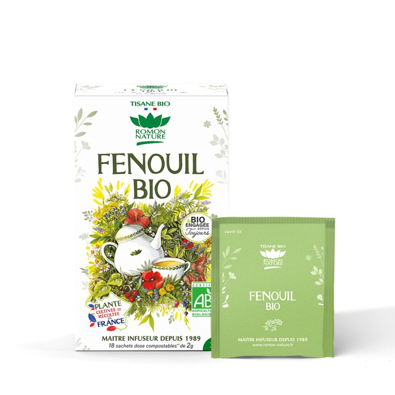 Tisana biologica al finocchio, come in provenza