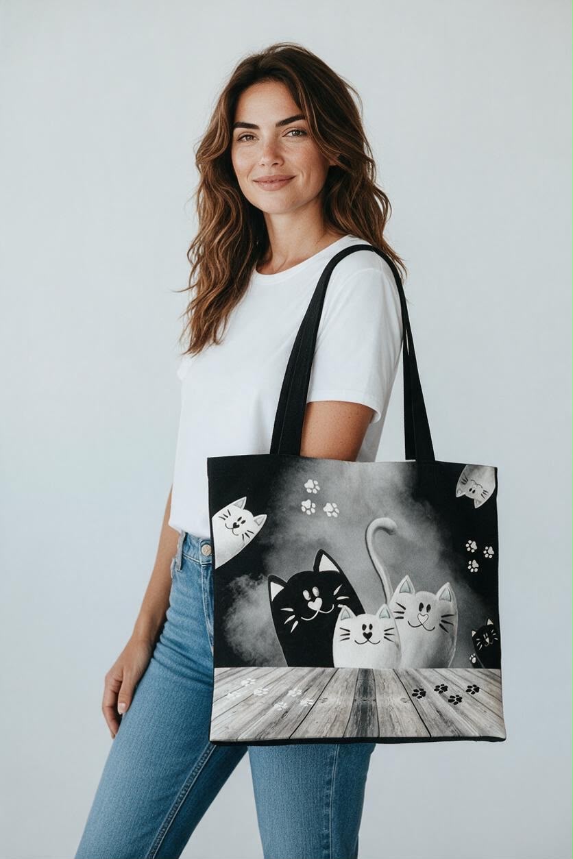 Shopper Collezione Chat Terres et Couleurs