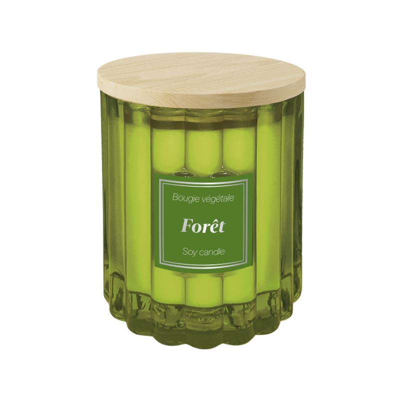 Candela vegetale profumazione Foret