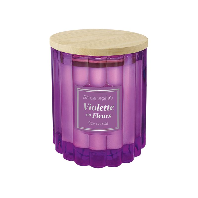 Candela vegetale profumazione Violetta