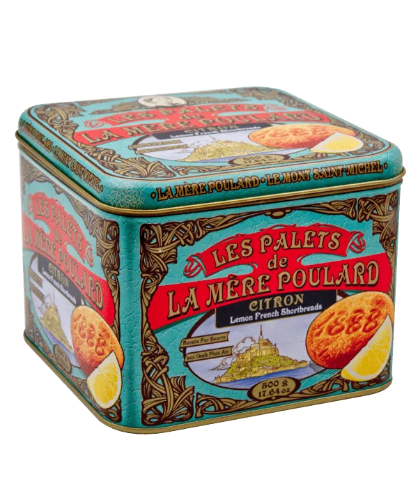 Scatola in latta Palet Citron La Mere Poulard 500 gr.