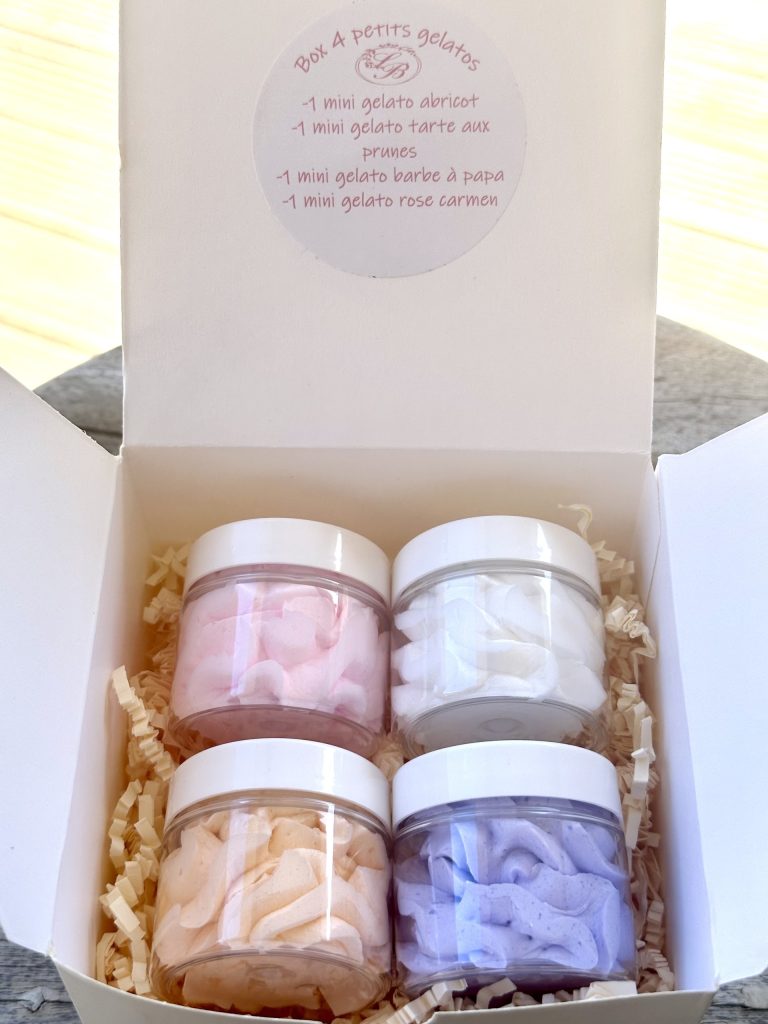 Cofanetto regalo 4 Gelati Doccia della Savonnerie de Bormes