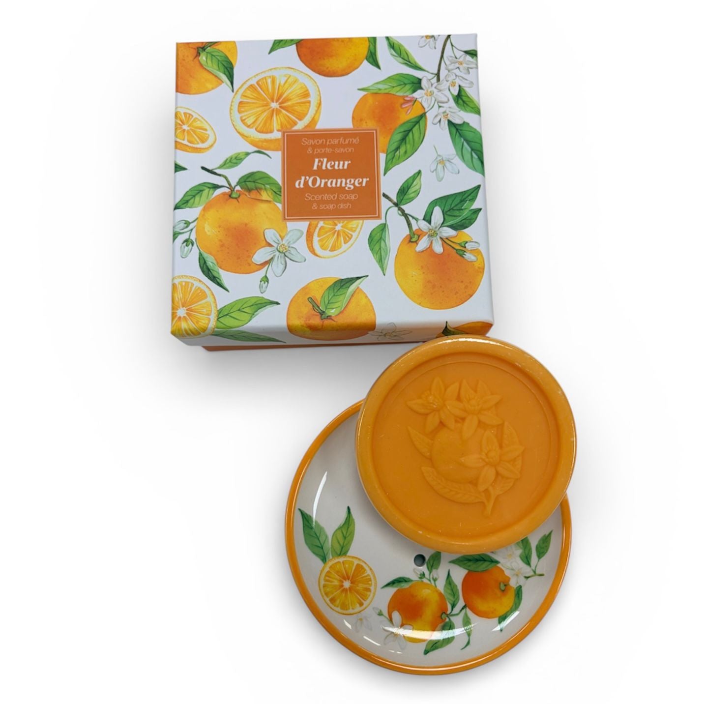 Cofanetto porta sapone e saponetta al Fleurs d&