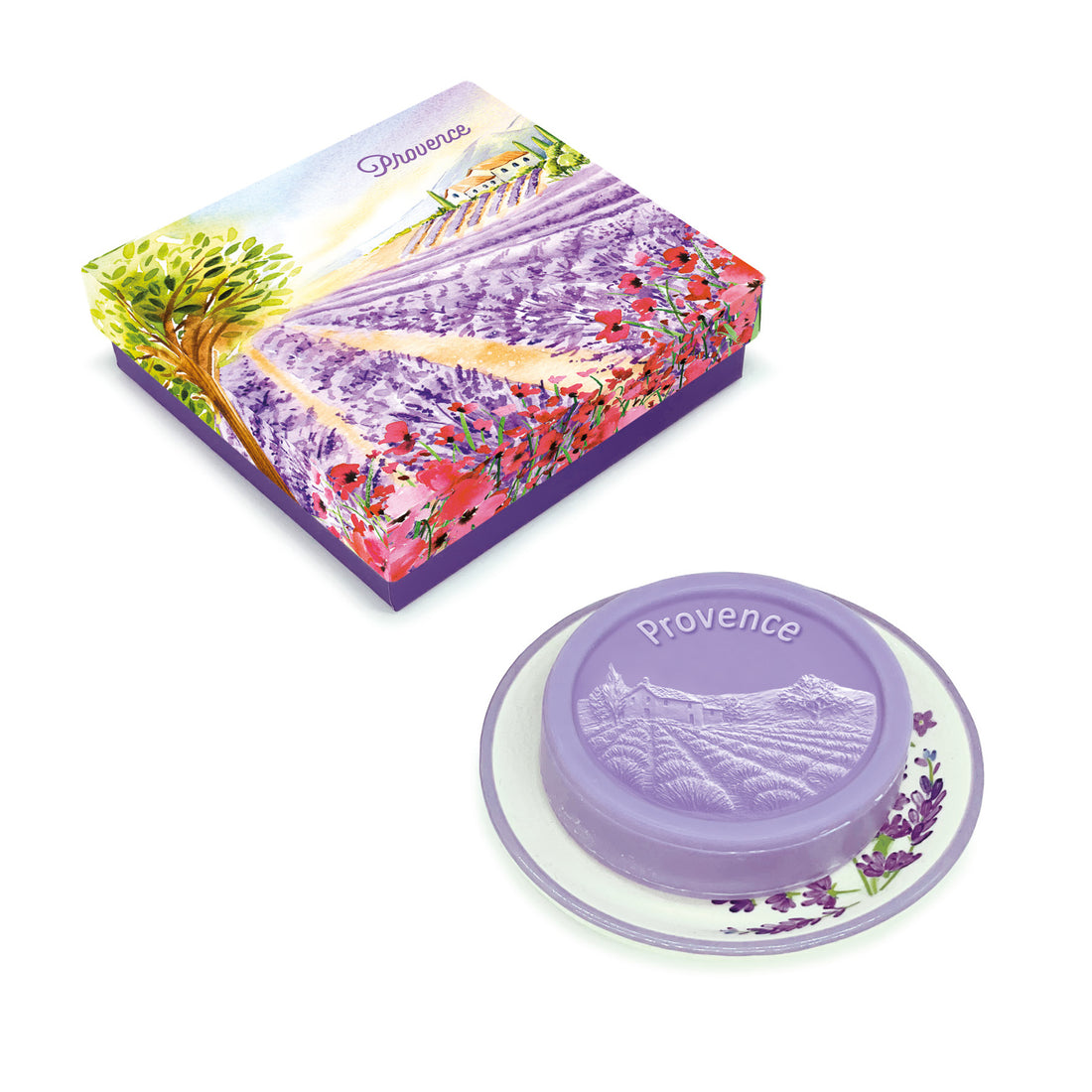 Cofanetto porta sapone e saponetta PROVENCE