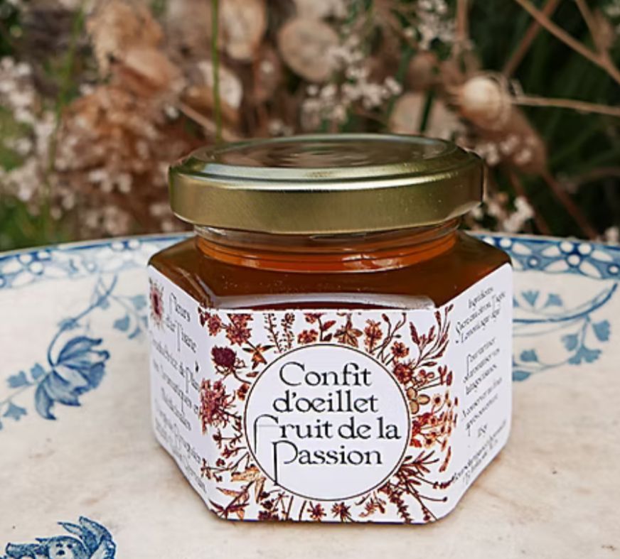 Confettura di Oeillet Fruit de la Passion (Tagetes Lemmonii) Specialità!