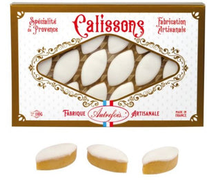 Open image in slideshow, Confezione di Calissons artigianali della Provenza 110 gr in due gusti
