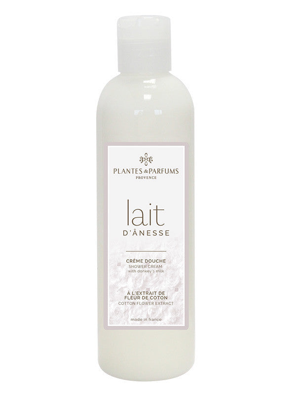 Donkey milk shower cream with cotton extract