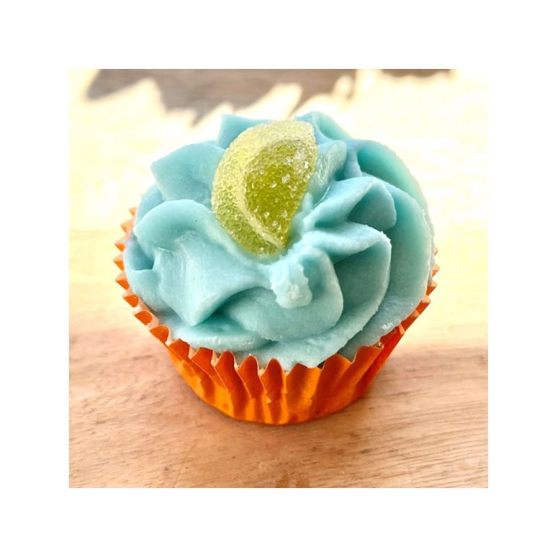 Cup cake fondant burro di cacao e karité bio Blue Lagon Savonnerie de Bormes