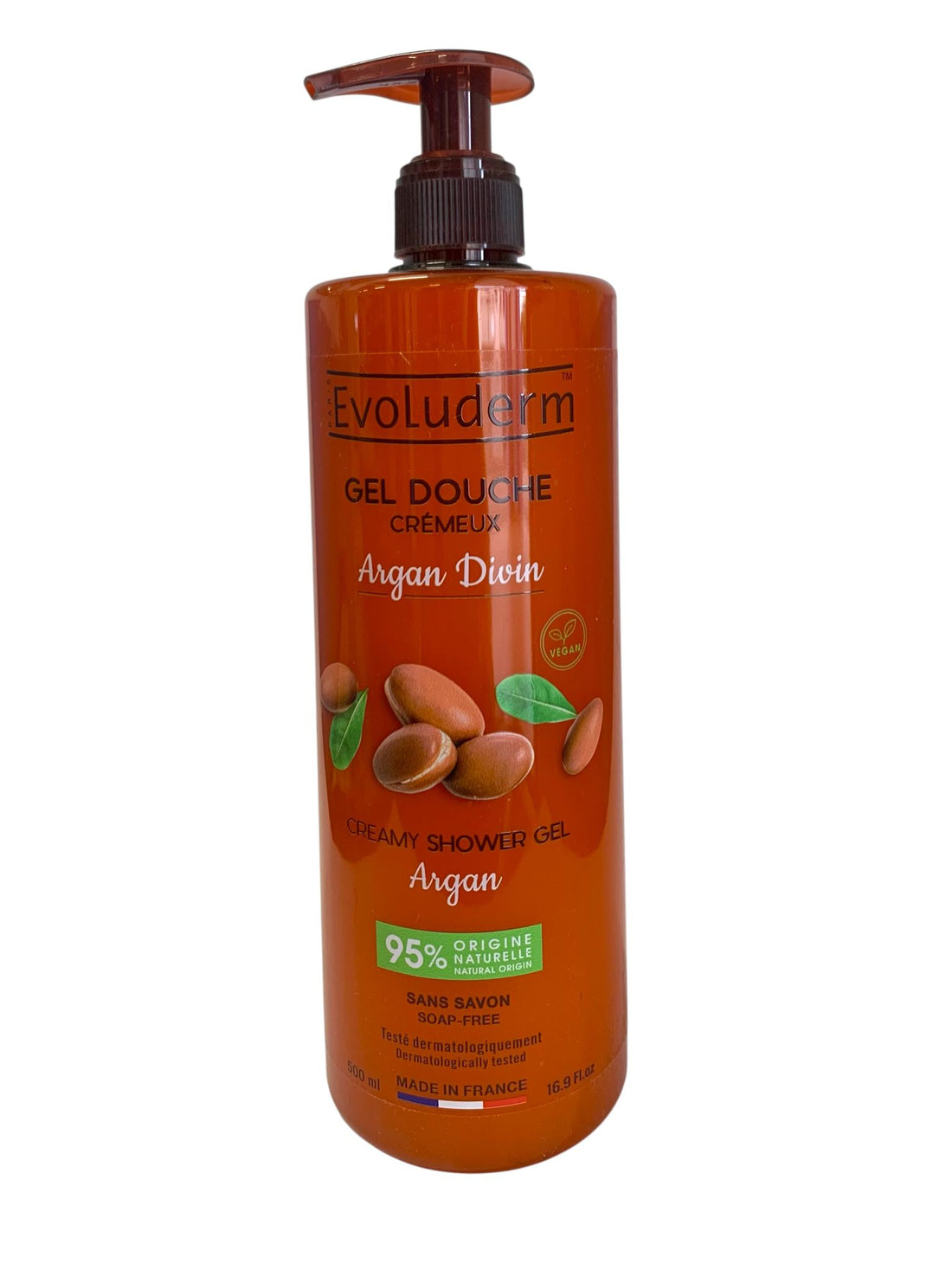 Gel doccia Evoluderm formato famiglia da 500 ml. in 5 profumazioni