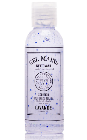 Gel idroalcolico per le mani al profumo di lavanda, come in provenza