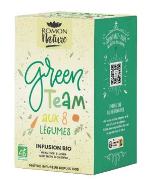 Infuso Green Team con 8 verdure biologiche
