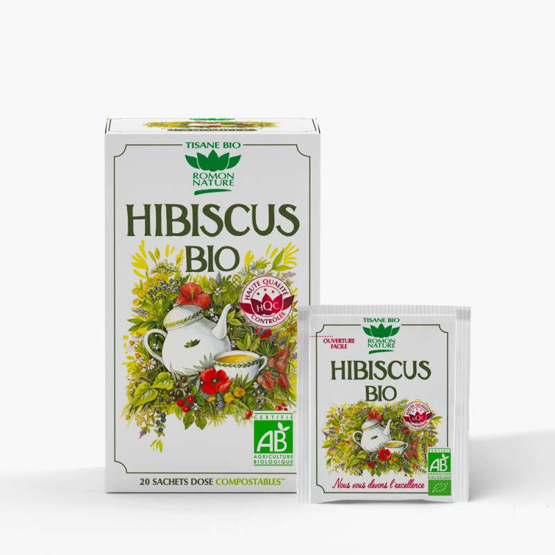 Organic hibiscus infusion