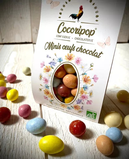 Mini uova di Pasqua al cioccolato assortiti Cocoripop