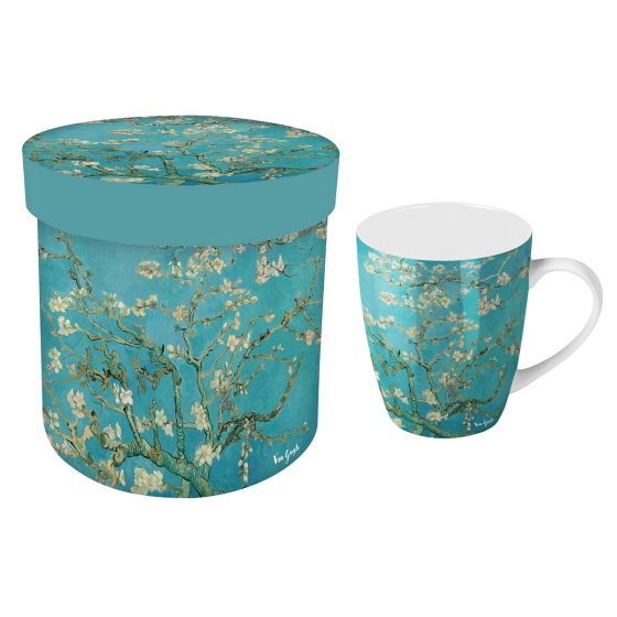 Mug Ramo di Mandorlo in Fiore Van Gogh con scatola decorata