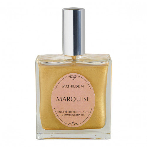 Olio secco scintillante non unto corpo e capelli Marquise