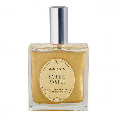 Olio secco scintillante non unto corpo e capelli Soleil Pastel