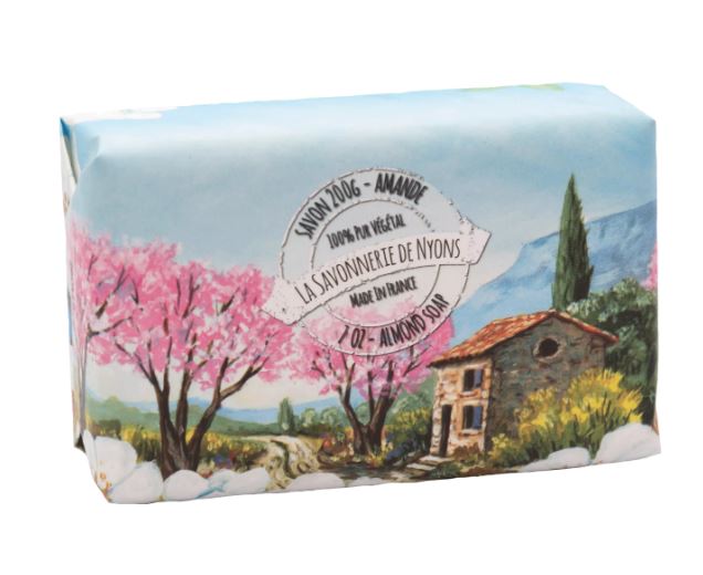 Sapone ai Fiori di Mandorlo 200 gr collezione acquerello