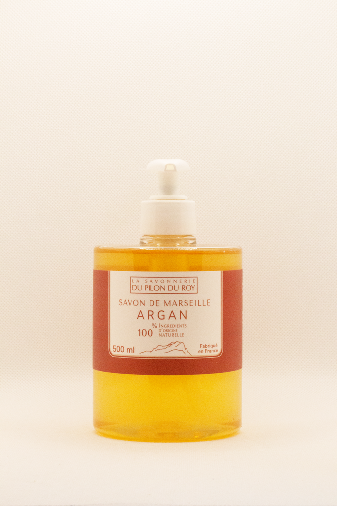 Liquid Marseille soap with organic argan oil 