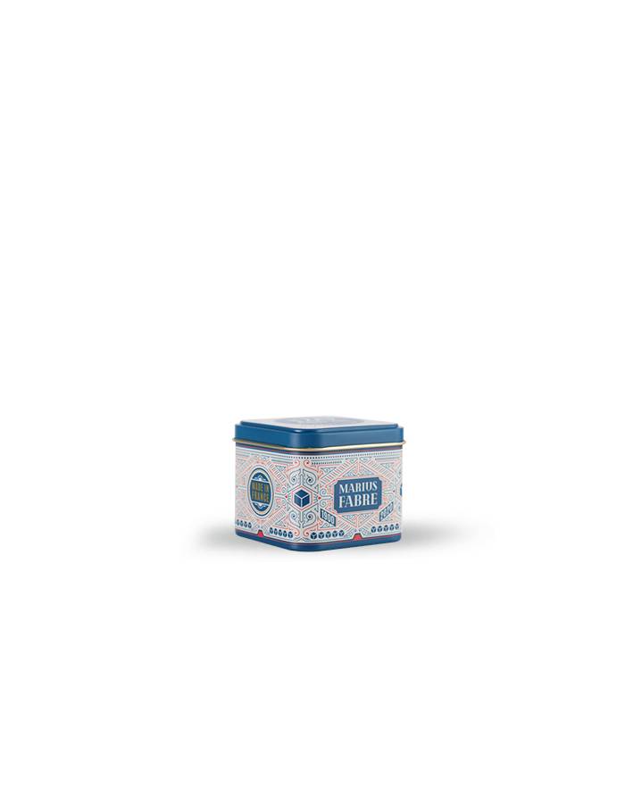 Scatola di metallo in edizione Collezione 120 anni da utilizzare per riporre il vostro sapone o come contenitore porta spezie o thè, come in provenza
