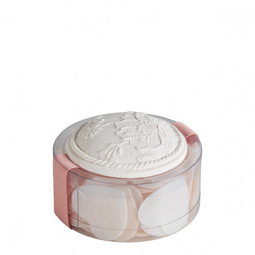 Scatola con decoro in gesso cuoricini di sapone