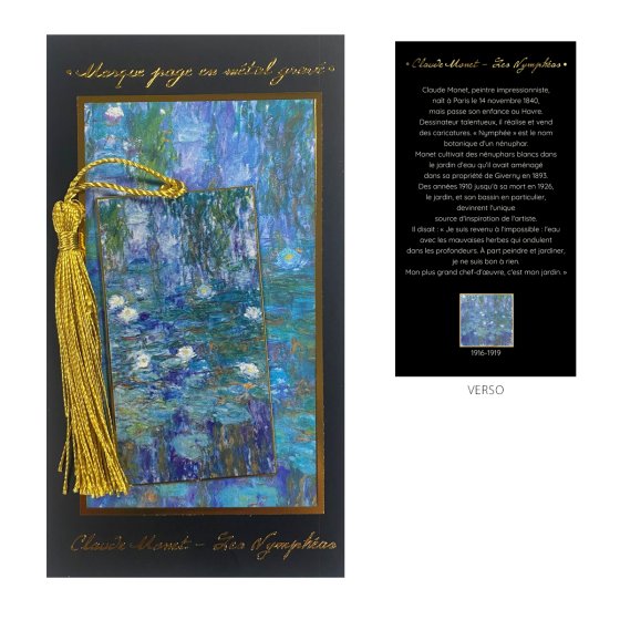 Segnalibro Enesco Le Ninfee di Claude Monet