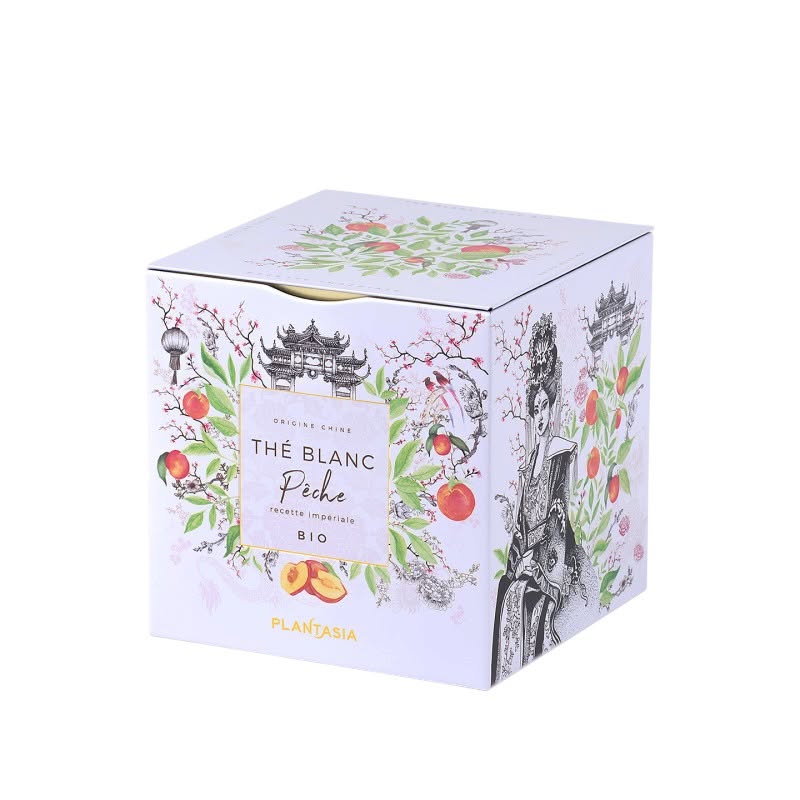 White tea with organic peach