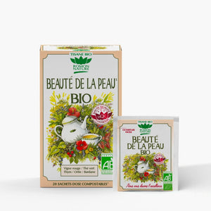 Prenditi cura di te dall'interno con il nostro infuso biologico Bellezza della Pelle dal sapore dolce e confortante, come in provenza