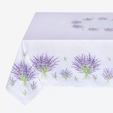 Tovaglia Antimacchia Bonnieux Lavanda Tissus Toselli 180x180