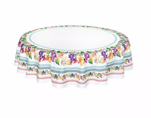 Tovaglia rettangolare e tonda Collezione Raisin