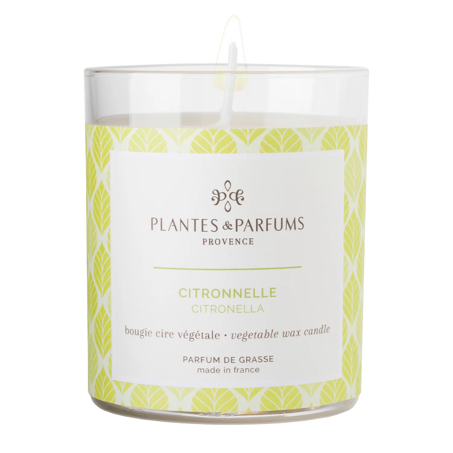 Vegetable candle with citronella essential oil 180 gr.