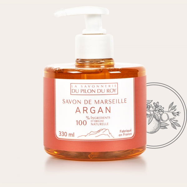 Liquid Marseille soap with organic argan oil 